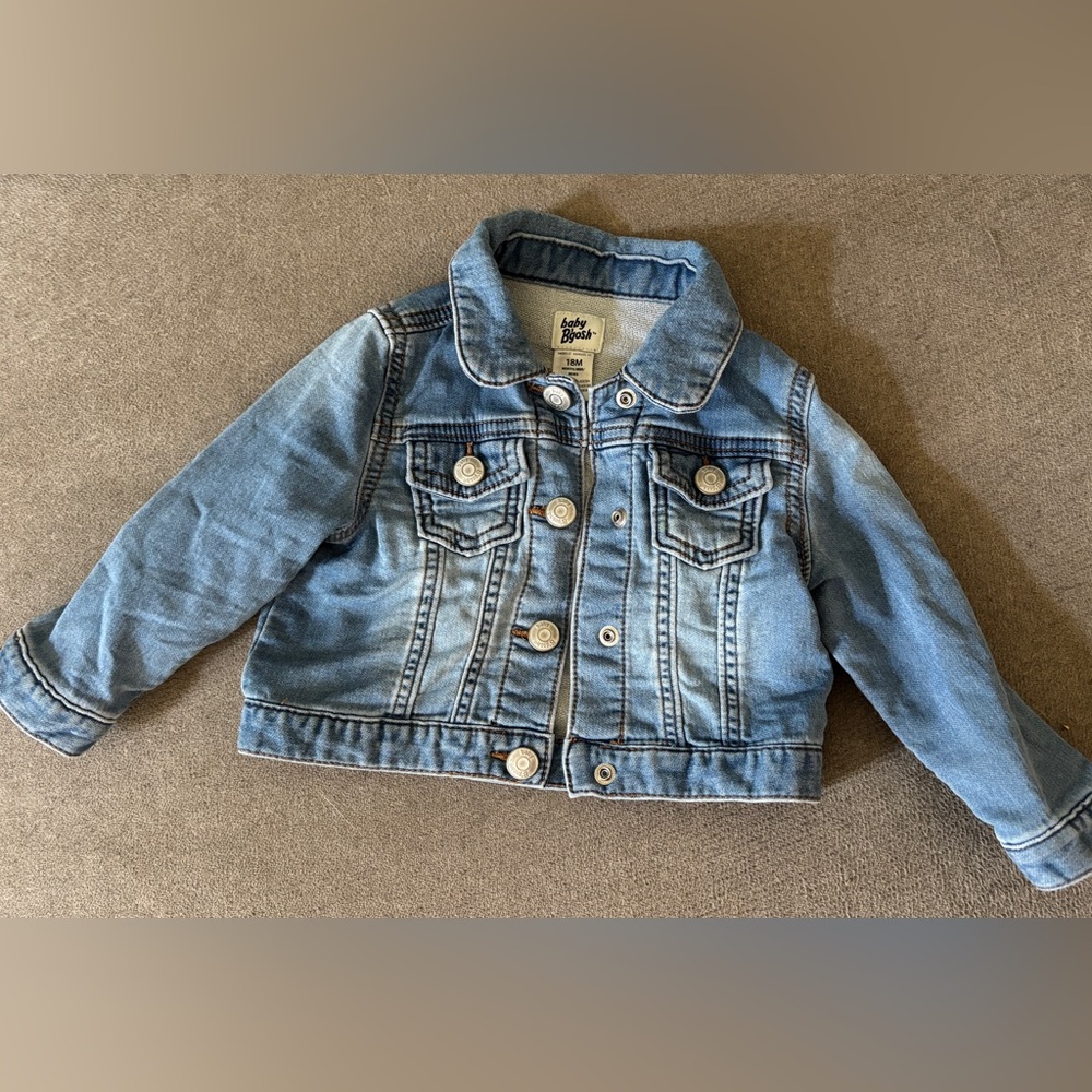 Blue Denim Toddler Jacket